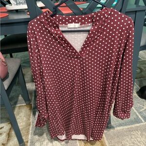 Polka dot shirt